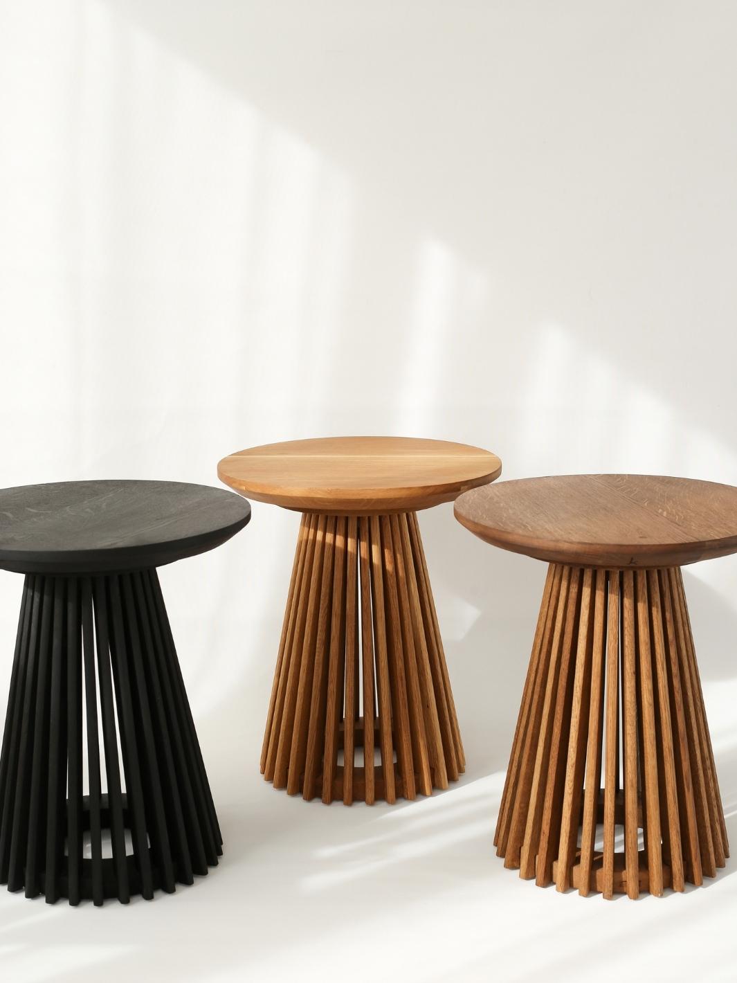 CAGE Mese Side Table - Natural – kos living