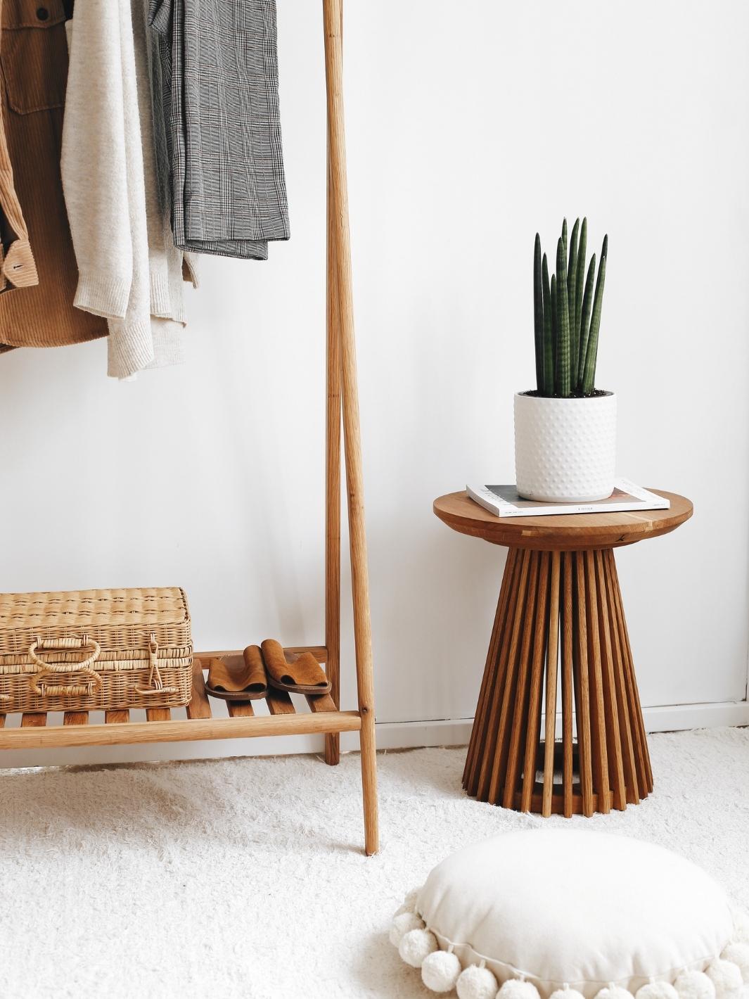 CAGE Mese Side Table - Natural – kos living