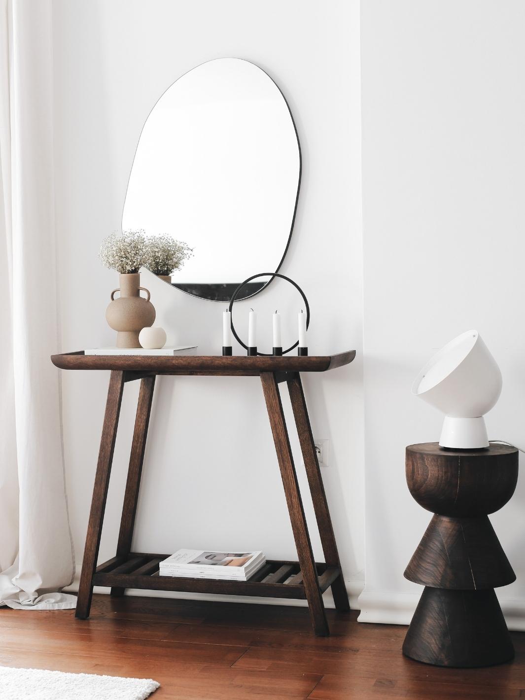 ZEN Solid Oak Console – Japandi Entryway & Vanity | KOS Living – kos living